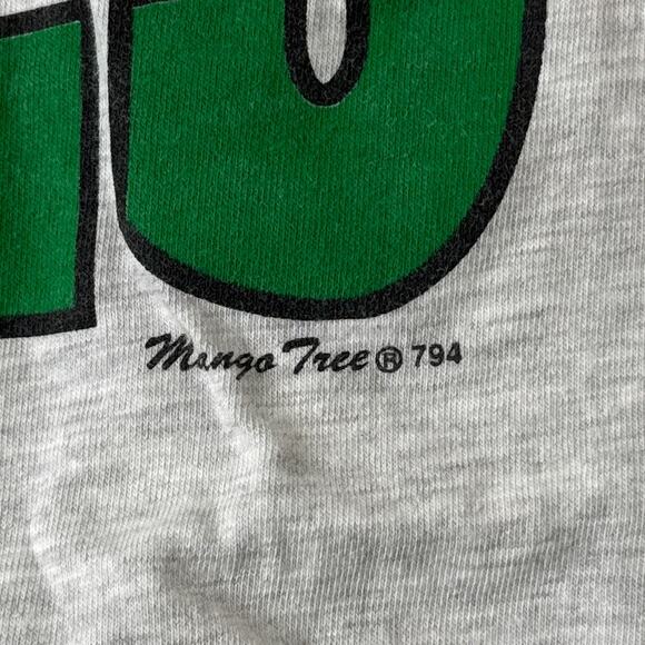 Vintage 90s Miami Hurricanes Shirt Men's Medium Gray Short Sleeve Button Up 6815 - Picture 8 of 12